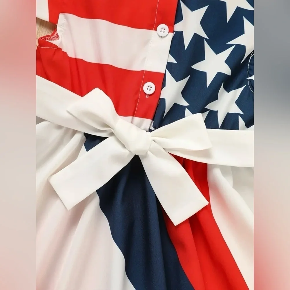 July 4th Girl Dress 4 year old NWT